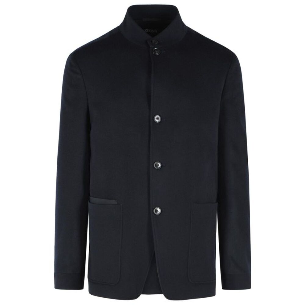 Zegna 'Oasi' Dark Blue Cashmere Blazer Men